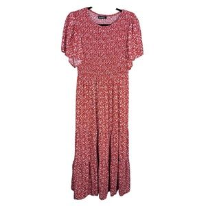 Zesica Dress Large cottagecore cowgirl feminine classic prairie